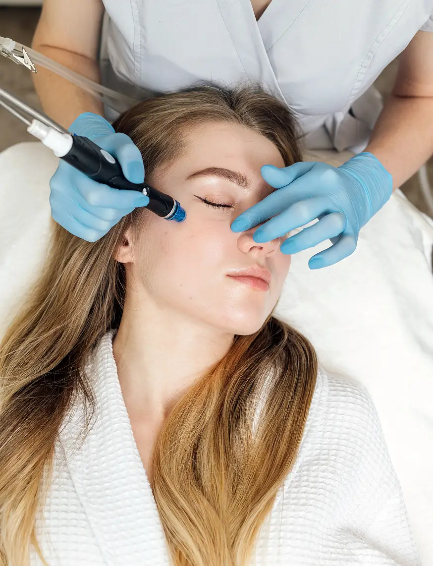 Hydrafacial &hhydrafacial microneedling